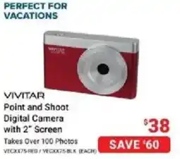 Visions Electronics Vivitar point and shoot digital camera offer