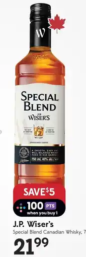 Sobeys J.P. Wiser's offer