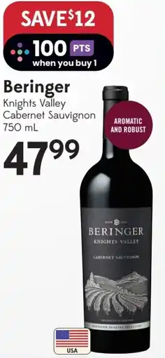 Sobeys Beringer offer