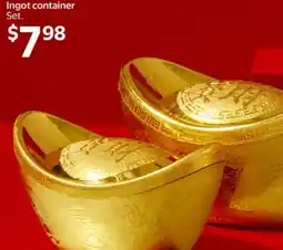 Walmart Ingot Container offer