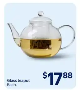 Walmart Glass Teapot offer