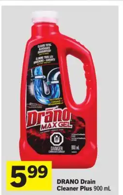 Foodland DRANO Drain Cleaner Plus offer