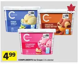 Foodland COMPLIMENTS Ice Cream offer