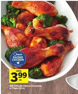 Foodland AIR-CHILLED Chicken Drumsticks or Thighs offer