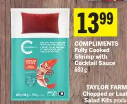 Foodland COMPLIMENTS Fully Cooked Shrimp with Cocktail Sauce offer