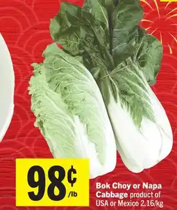 Foodland Bok Choy or Napa Cabbage offer
