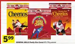 Foodland GENERAL MILLS Family Size Cereal offer