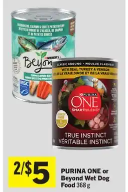 Foodland PURINA ONE or Beyond Wet Dog Food offer