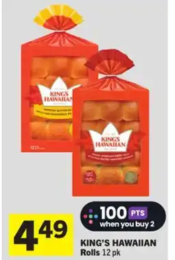 Foodland KING'S HAWAIIAN Rolls offer