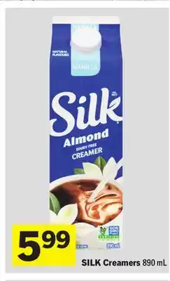 Foodland SILK Creamers offer