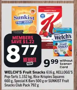 Foodland WELCH'S Fruit Snacks offer