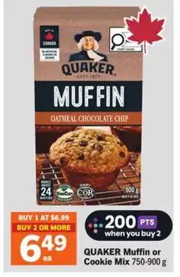 Foodland QUAKER Muffin or Cookie Mix offer