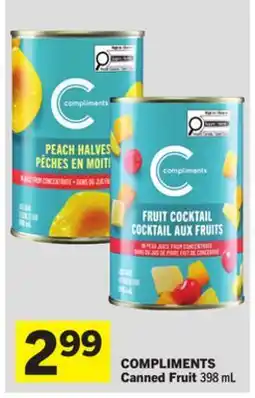 Foodland COMPLIMENTS Canned Fruit offer