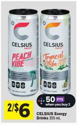 Foodland CELSIUS Energy Drinks offer