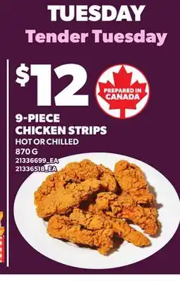 Loblaws 9-PIECE CHICKEN STRIPS offer