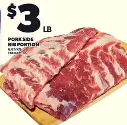 Loblaws PORK SIDE RIB PORTION offer