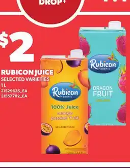 Loblaws RUBICON JUICE offer