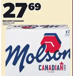 Loblaws MOLSON CANADIAN 12X473 ML CANS offer