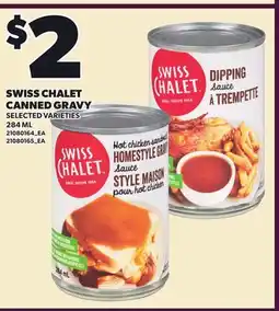 Loblaws SWISS CHALET CANNED GRAVY offer