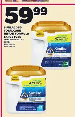 Loblaws SIMILAC 360 TOTAL CARE SIMILAC 360 TOTAL CARE SIMILAC 360 TOTAL CARE offer