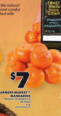 Loblaws FARMERS MARKET MANDARINS, 4LB offer