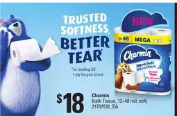 Loblaws CHARMIN BATH TISSUE, 12=48 ROLL, SOFT offer