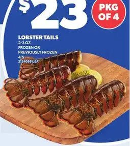 Loblaws LOBSTER TAILS, 2-3 OZ, 4'S PKG OF 4 offer