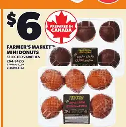 Loblaws FARMER'S MARKET MINI DONUTS offer