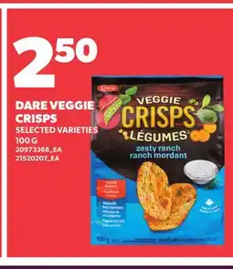 Loblaws DARE VEGGIE CRISPS offer