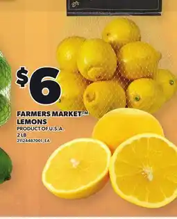 Loblaws FARMERS MARKET LEMONS, 2 LB offer
