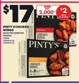 Loblaws PINTY'S CHICKEN WINGS offer