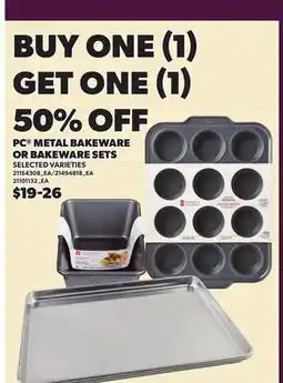 Loblaws PC METAL BAKEWARE OR BAKEWARE SETS offer