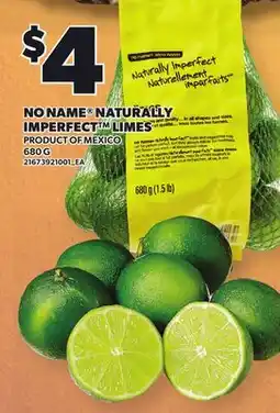 Loblaws NO NAME NATURALLY IMPERFECT LIMES offer