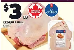 Loblaws PC WHOLE CHICKEN offer