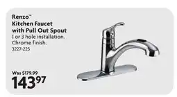 Home Hardware Renzo Kitchen Faucet with Pull Out Spout offer
