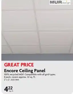 Home Hardware Encore Ceiling Panel offer