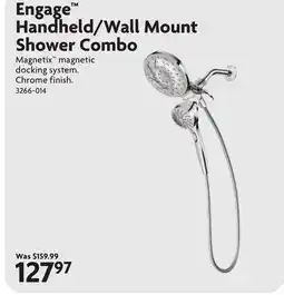 Home Hardware Engage Handheld/Wall Mount Shower Combo offer