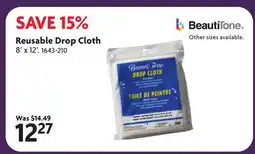 Home Hardware Reusable Drop Cloth offer