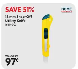 Home Hardware 18 mm Snap-Off Utility Knife offer