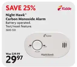 Home Hardware Night Hawk Carbon Monoxide Alarm offer