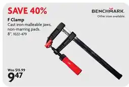 Home Hardware F Clamp offer