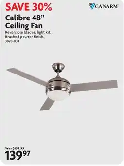 Home Hardware Calibre 48 Ceiling Fan offer