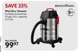 Home Hardware BENCHMARK Wet/Dry Vacuum offer