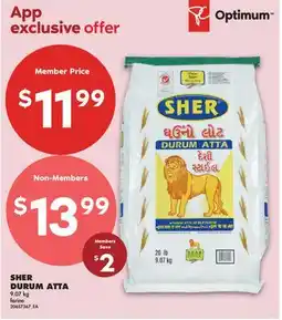 No Frills SHER DURUM ATTA offer