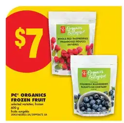 No Frills PC ORGANICS FROZEN FRUIT offer