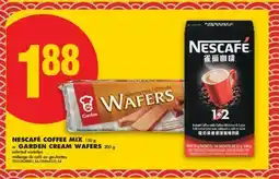 No Frills NESCAFÉ COFFEE MIX 150 G OR GARDEN CREAM WAFERS 200 G offer