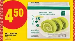 No Frills T&T MATCHA SWISS ROLL offer