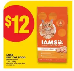 No Frills IAMS DRY CAT FOOD offer