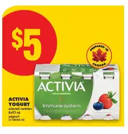 No Frills ACTIVIA YOGURT offer