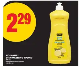 No Frills NO NAME DISHWASHING LIQUID offer